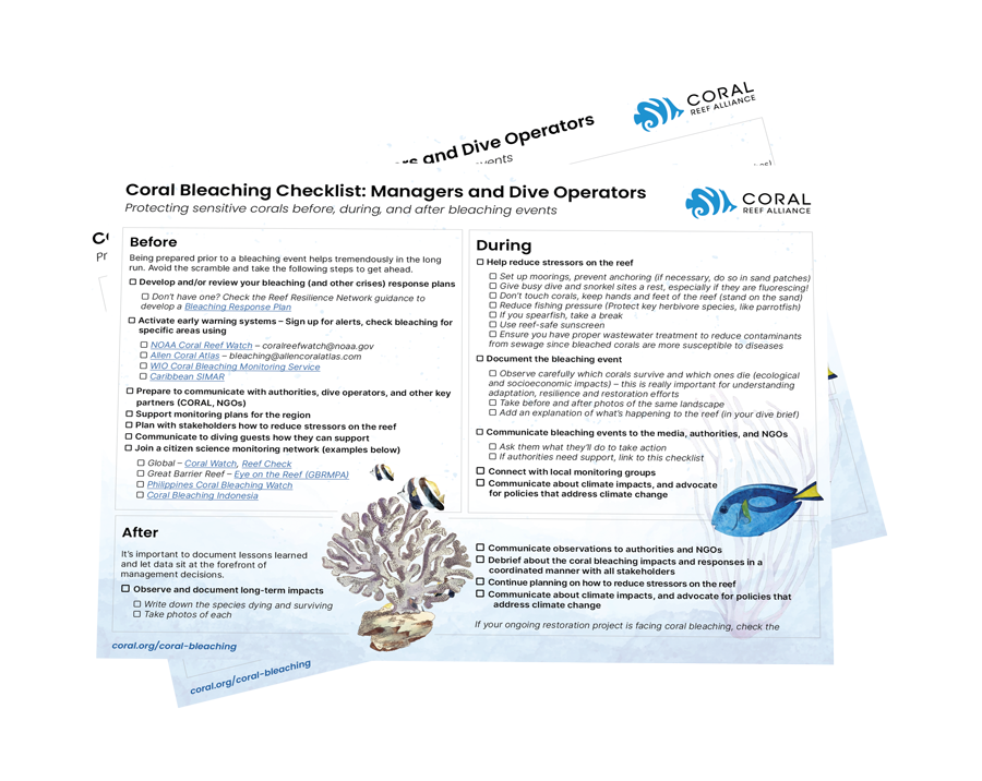 Dive-Shop-and-Tour-Operator-Bleaching-Checklist Dive-Shop-and-Tour-Operator-Bleaching-Checklist
